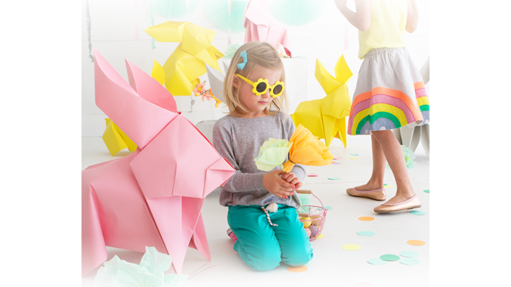 Giant Origami Bunnies Giant Origami Bunnies
