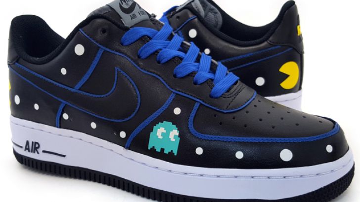 Custom Pac-Man Nike Air Force 1 Low Sneakers by Sekure D