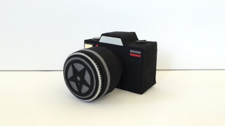 Plush Say Cheese and Die Camera by Steff Bomb