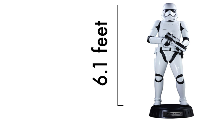 Life-sized Stormtrooper by Hot Toys