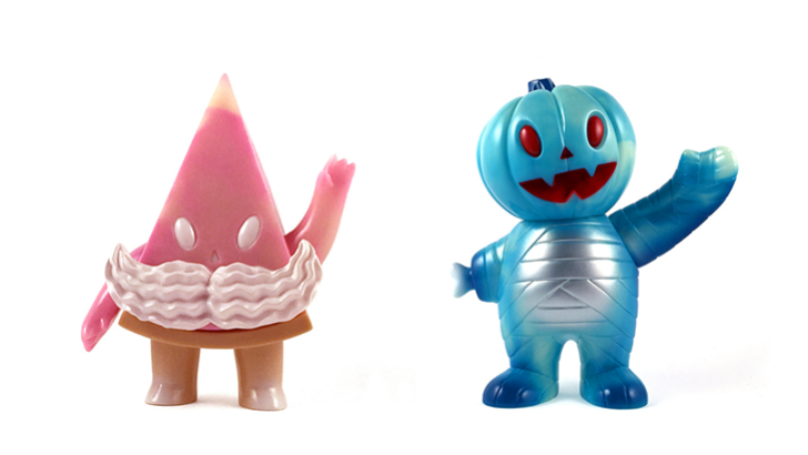 Super7 Valentine's Day Pie Guy and Blue Magic Pumpkin Boy