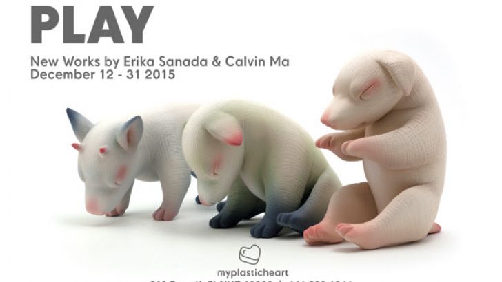 Play: Calvin Ma & Erika Sanada Exhibit at Myplasticheart Play: Calvin Ma & Erika Sanada Exhibit at myplasticheart