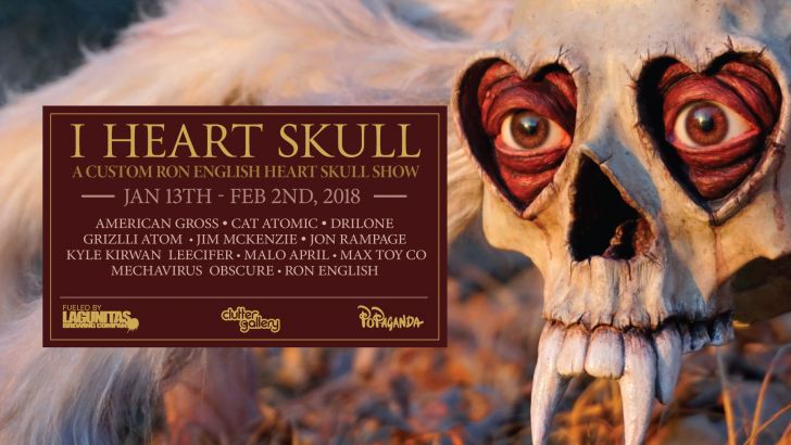 Clutter Gallery Presents: I Heart Skull!