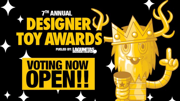 VOTING is now OPEN for the 7th Annual Designer Toy Awards!