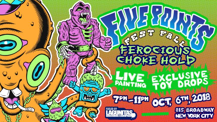 Saturday, October 6th 7pm-11pm Ferocious Choke Hold!
