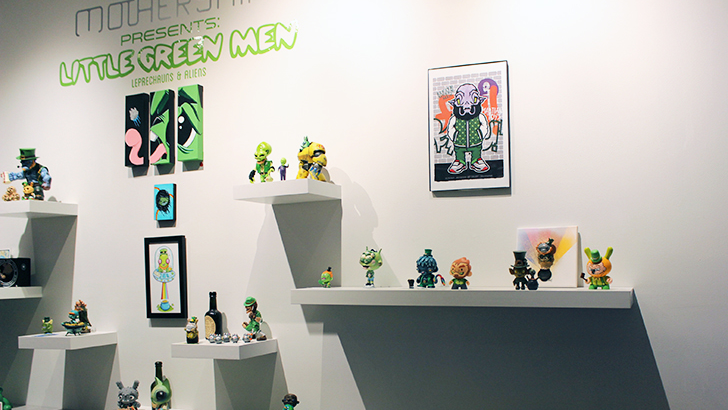 Little Green Men at Mothership Gallery Roundup